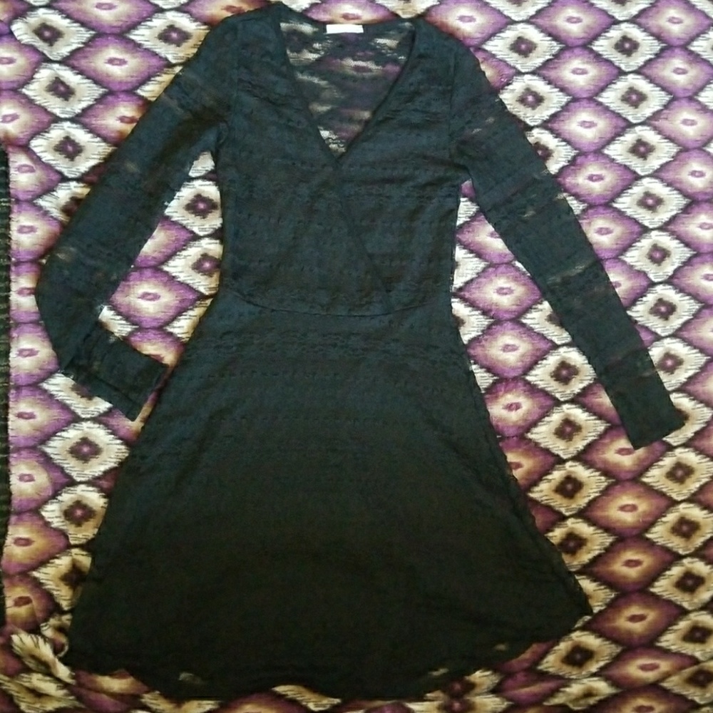 Little black lace dress